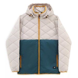 Vans MTE-1 C All Weather Color Block Mens Jacket White Green VN0A7S8GEKD NEW XL